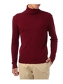 Letroyes ベーシックタートルネックニット/レッド系(068)