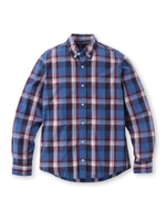 【メンズ】先染ビッグチェックシャツ/ホワイト(201)