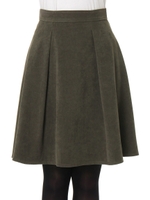 起毛フレアスカート/レンガ