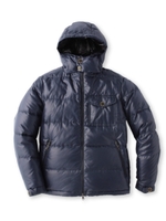 軽量高密度ハイブリッドダウンブルゾン/パープル(083)