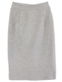 裏起毛タイトスカート/杢グレー