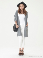 ミラノリブロングカーデ/OWHT