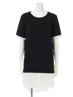 【CASUAL】SHレイヤードOP/ブラック