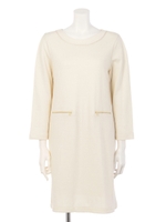 カットジャガード/ホワイト