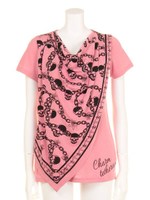 バンダナプリントT/スモーキーピンク