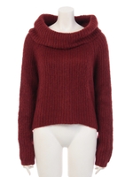 ローゲージざっくり編みニット/オフ