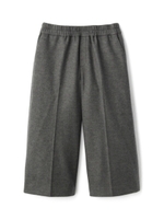 ワイドメルトンセンタープレスパンツ/ブラック(019)