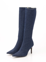 RC ヒール ロングブーツ/BLU