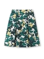 [S]レオナフラワープリントスカート/ダークグリーン(123)