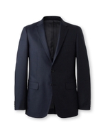 シャイニーヘリンボンドレスジャケット/ブラック(019)