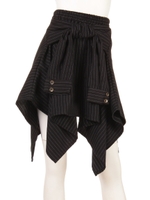 フェイクシャツスカート/ネイビー