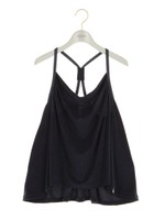 【emmi studio】パイルドレープキャミ/LGRY