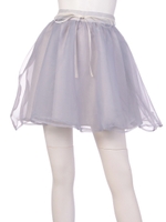 オーガンジースカート/ブルー