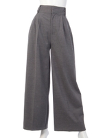 起毛ワイドPT/ブラック