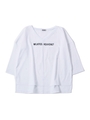 H/S POCKET TEE LONG LOGO/ブラック