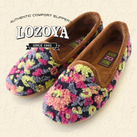 LOZOYA（ロソヤ）カラフルボアパンプス