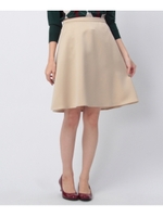 リバーダブルサテンAラインスカート/ブルー系(094)