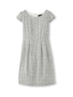 [L]ツイードワンピース/ブラック(419)