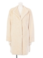 【BED&BREAKFAST】Sheep Boa Coat/OFF WHITE