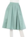 カラータックスカート/ミント