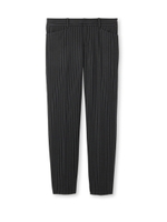 テーパードストライプパンツ/ダークグレー(313)