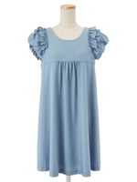 ベビードールワンピ/ライトブルー