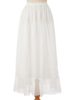 スリーウェイロングスカート/オフホワイト