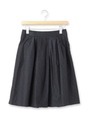 タフタ調ドットスカート/ネイビー(293)