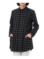 チェックポケットシャツ/ベージュ(252)