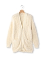 フェザーヤーンニットカーディガン/キャメル(041)
