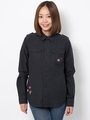 MILITARY SHIRT/ネイビー