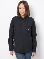 MILITARY SHIRT/ネイビー