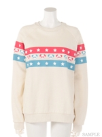PEPE STAR LINE PULLOVER/OFF WHITE
