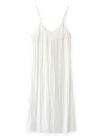 【Joel Robuchon】サテンキャミソールドレス/OWHT