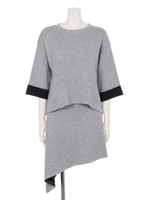 ダブルニットソーSET UP/ネイビー