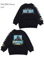 CREWNECK BAT MAN/ブラック