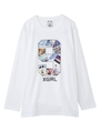 PHOTO NUMBER L/S BIG TEE/アッシュ