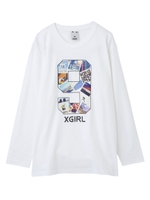 PHOTO NUMBER L/S BIG TEE/アッシュ