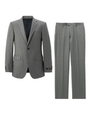 REDA WARMSENSEピンストライプスーツ/ダークグレー(313)