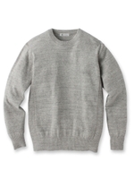 コットンスラブクルーネックニット/カーキ(727)