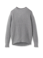 モックネックニットプルオーバー/オレンジ(067)