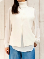 タートルスリットベスト（２点セット）/シロ