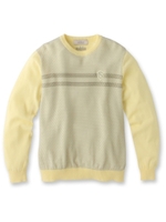 ハニカムラインニット/レモンイエロー(031)