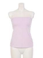 バックレースベアトップス/黒