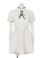 WP リブフリルO/P/ブラック