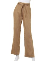 [Balcony and Bed]フェイクスエードパンツ/CML