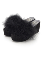 ターキファーサンダル/ブラック