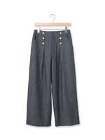 マリンワイドパンツ/サックス(090)