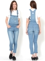 X-GIRLXLEE CLAIRE JEAN OVERALLS/ライトインディゴ