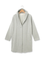 ダブルフェイスフーデットコート/グレー(012)